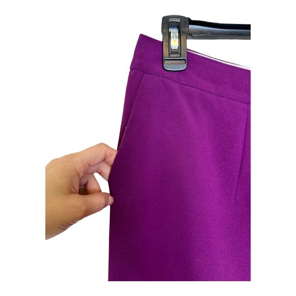 Jessica London magenta purple cropped pants size 16 - Picture 7 of 11